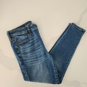 American Eagle AE Hi Rise Jegging Jeans 12 Short